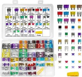 img 4 attached to MuHize 200 PCS Car Fuses Assortment Kit - Automotive Fuses: Standard, Mini, Low Profile Mini, Micro2 ATR (2A/3A/5A/7.5A/10A/15A/20A/25A/30A/35A/40A) - 4 Types Included