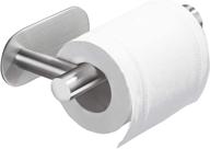 premium stainless steel taozun toilet paper holder 🚽 - wall mounted, self adhesive bathroom tissue roll holder logo