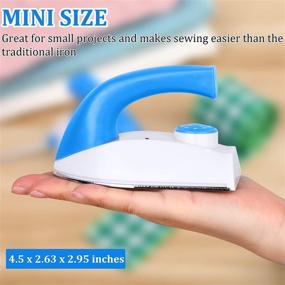 img 3 attached to Portable Mini Heat Press Machine for DIY Vinyl Projects - Adjustable Temperature Iron with Charging Base