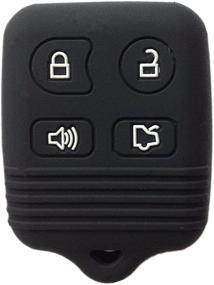 img 3 attached to 🔑 Rpkey Silicone Key Fob Cover Case for Ford Mustang, Edge, Escape, Expedition, Explorer, Focus, Lincoln & Mercury - CWTWB1U331 GQ43VT11T Compatible"