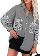 sidefeel sleeve colorblock contrast leopard women's clothing logo