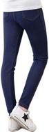👖 weixinbuy classic fabric leggings trousers: trendy girls' clothing essentials logo