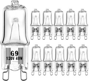 img 4 attached to Halogen Bulb Crystal Chandelier Lighting by AHEVO