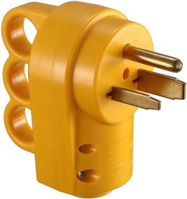 img 4 attached to Miady Universal Power Plug: Easy Unplug Design, Heavy Duty Grounding, ETL Listed - Yellow