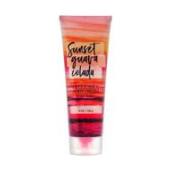 bath & body works sunset guava colada ultra shea body cream - 8oz: luxurious skin indulgence logo