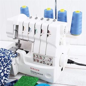 img 3 attached to 🧵 Threadart Polyester Serger Thread 2750 yds 40/2 - White - 56 Colors - 4 Cone Bundle