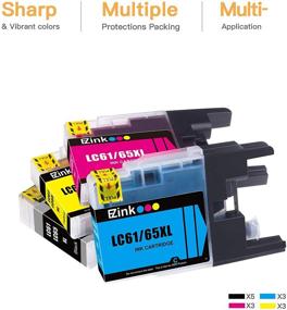 img 2 attached to 🖨️ E-Z Ink (TM) Compatible Ink Cartridge Replacement for Brother LC-61 LC61BK LC61C LC61M LC61Y: Review and Installation Guide for MFC-490CW MFC-495CW MFC-6490CW MFC-6890CDW (14-pack)
