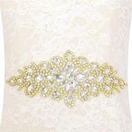 crystal belt wedding rhinestone applique women's accessories for belts logo