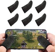 🎮 enhanced gaming experience with newseego mobile game controllers finger sleeve - anti-sweat, soft touch, sensitive shoot and aim - android & ios compatible [6 pack] logo