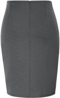 stylish women's elastic stretch bodycon pencil skirts: perfect for fashionable women's clothing logo