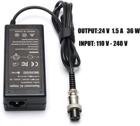 img 1 attached to LJO-EEIH 24V 1.5A Battery Charger for Razor E100 E200 E300 MX350 MX400 ZR350 E125 E150 E175 E200S E300S E225S E225 E325S E500 PR200, Mini Chopper, Pocket Rocket Sports Mod, and Dirt Quad