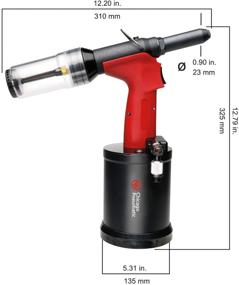 img 1 attached to 🔧 Chicago Pneumatic CP9884: Heavy Duty Air Powered Riveter - 1/4-Inch Rivet Capacity