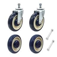 🛒 enhanced replacement casters for grocery shopping carts logo