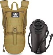 🎒 barbarians tactical hydration pack: 3l bladder, lightweight molle backpack for outdoor activities логотип