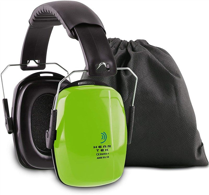 heartek earmuffs hearing protection travel 로고