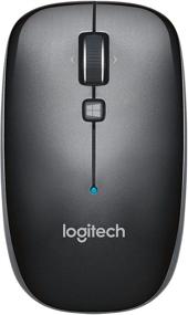 logitech m557 bluetooth mouse – long-life wireless mouse for apple mac or microsoft windows computers and laptops, in gray - with side-to-side scrolling and ambidextrous design logo