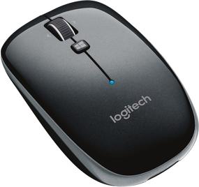 img 3 attached to Беспроводная мышь Logitech M557 Bluetooth - долговечная беспроводная мышь для компьютеров и ноутбуков Apple Mac или Microsoft Windows, серого цвета, с боковой прокруткой и амбидекстной конструкцией.