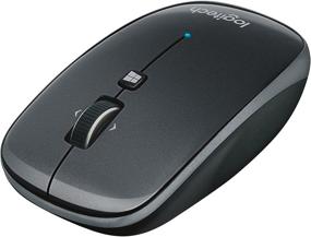 img 2 attached to Беспроводная мышь Logitech M557 Bluetooth - долговечная беспроводная мышь для компьютеров и ноутбуков Apple Mac или Microsoft Windows, серого цвета, с боковой прокруткой и амбидекстной конструкцией.