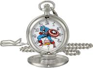 🦸 analog quartz marvel captain america w001741 watch logo