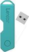💾 lexar twistturn2 32gb flash drive - teal, ljdtt2-32gabnatl (usb 2.0) logo