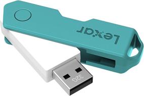 img 3 attached to 💾 Lexar TwistTurn2 32GB Flash Drive - Teal, LJDTT2-32GABNATL (USB 2.0)
