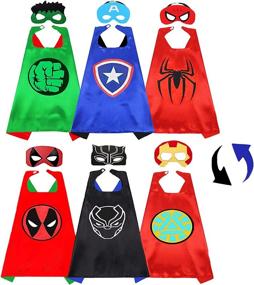 img 4 attached to Superhero Kids Double Compatible Halloween Costumes