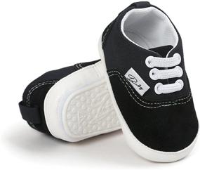 img 2 attached to Adorable BENHERO Baby Canvas Sneakers: Anti-Slip Toddler Shoes in 12 Vibrant Colors, Sizes 0-24 Months
