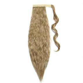 img 1 attached to Ponytail Extensions Resistant Synthetic Binding