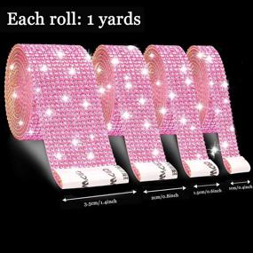 img 1 attached to Self Adhesive Rhinestone Rhinestones Decorations Honsny