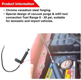 img 2 attached to 🌡️ Набор тестера давления в радиаторе из 28 предметов: Абигейл Тестер давления охлаждающей жидкости для проверки давления в системе охлаждения