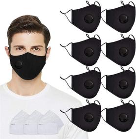 img 4 attached to 💨 Adjustable Reusable Breathing Mask with Replaceable Breathable Filters