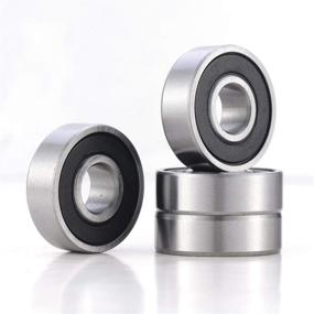 img 4 attached to Ultimate Performance: 99502H Bearings 🔒 - Sealed & Pre-Lubricated Ball Bearings