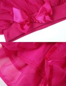 img 1 attached to 👗 BGFKS Layered Hairbow Ballet Girls' Clothing: Fashionable Skirts & Skorts