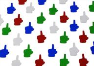 roflmart middle finger confetti decoration logo