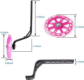 img 3 attached to 🚲 ZSFLZS Bike Training Wheels for 12 14 16 18 20 inch Single Speed Children's Bicycle Stabilizers (1 Pair)