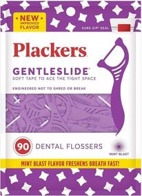img 4 attached to Plackers GentleSlide Flosser Pack - 90 Count