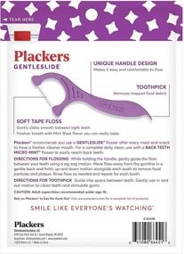 img 3 attached to Plackers GentleSlide Flosser Pack - 90 Count
