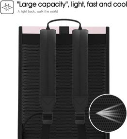 img 1 attached to Smatree Hard Protective Laptop Backpack For 16Inch Macbook Pro 2019 (Pink)