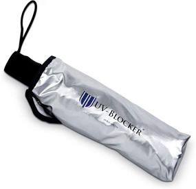 img 3 attached to Компактный зонт с ультрафиолетовой защитой от солнца