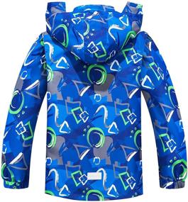 img 3 attached to 🧥 Ultimate Protection: Boys' Lightweight Waterproof Raincoat for Outdoor Adventures