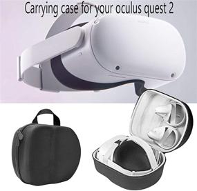 img 3 attached to Jilin Hard Carrying Case: Ultimate 📦 Protection for Oculus Quest 2 VR Headset