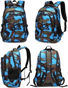 img 2 attached to 🎒 Elementary Camouflage Bookbag Backpacks for Kids - BLUEFAIRY Backpacks