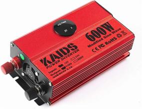 img 1 attached to 💡 KAIDS 600W Car Inverter: Full Power Laptop Charger with USB Ports, Switch, and LED Screen