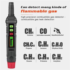 img 3 attached to 🔍 Seesii Portable Gas Leak Detector - Handheld Natural Gas Sniffer with LCD Display, High Sensitivity, Battery Powered - Locates LPG, LNG, Methane, Butane Gases & Carbon Monoxide