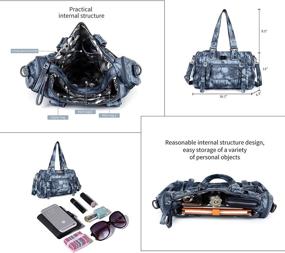 img 3 attached to 👜 Angelkiss Кожаные сумки сумки DV16329 Женские сумки, кошельки и сумки-хобо
