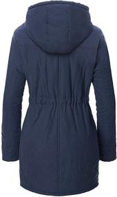 img 1 attached to Warm and Stylish: 4How Womens Fleece Lined Parkas Long Coats for Cold Winter Days