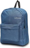 🎒 kathari alpha antimicrobial backpack blue: your stylish & clean carrying companion logo