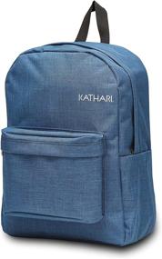 img 4 attached to 🎒 Kathari Alpha Antimicrobial Backpack Blue: Your Stylish & Clean Carrying Companion