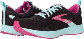 img 1 attached to 👟 Women's Athletic Shoes: Brooks Revel in Black Metallic White