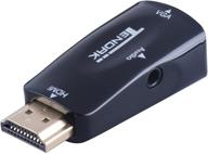 🔌 конвертер-адаптер tendak hdmi to vga с аудио - высококачественная позолоченная приставка 1080p для ноутбуков, пк, проекторов, hdtvs, игровых консолей и многого другого. логотип